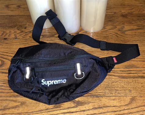 fake supreme bum bag|supreme bag around waist.